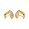 Boucles d'oreilles dormeuses en or jaune et blanc 58 Facettes 5840606CN