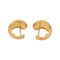 Boucles d'oreilles dormeuses en or jaune et blanc 58 Facettes 5840606CN