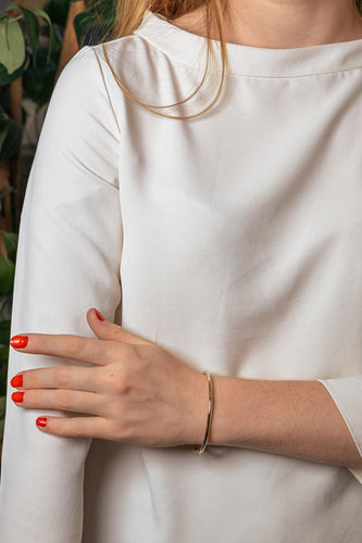 Bracelet jonc en or jaune 58 Facettes 5723128CN