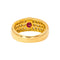 51 Bague en or jaune, rubis et diamants 58 Facettes 5660363CN