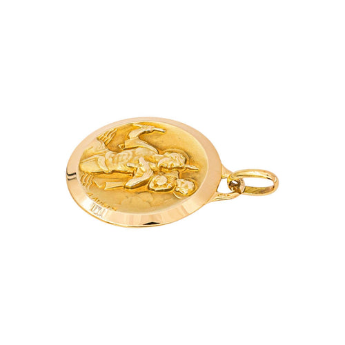 Augis - Pendentif médaille en or jaune 58 Facettes 5752935CN