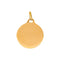 Augis - Pendentif médaille en or jaune 58 Facettes 5752935CN