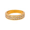 55 Demi-alliance - Bague en or jaune et diamants 58 Facettes 5709162CN