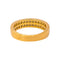 55 Demi-alliance - Bague en or jaune et diamants 58 Facettes 5709162CN