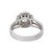 56 Marguerite - Bague en or blanc, platine et diamants 58 Facettes 5284201CN