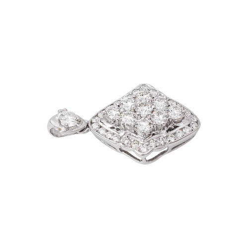 Pendentif en or blanc et diamants 58 Facettes 5618544CN