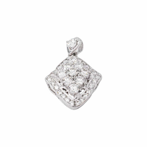 Pendentif en or blanc et diamants 58 Facettes 5618544CN