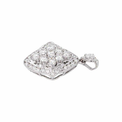 Pendentif en or blanc et diamants 58 Facettes 5618544CN