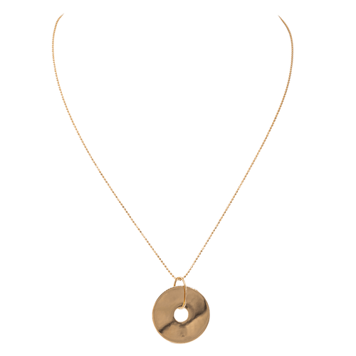 Ginette NY Donut On Chain - Collier pendentif en or rose 58 Facettes 2682450CN