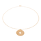 Ginette NY Donut On Chain - Collier pendentif en or rose 58 Facettes 2682450CN