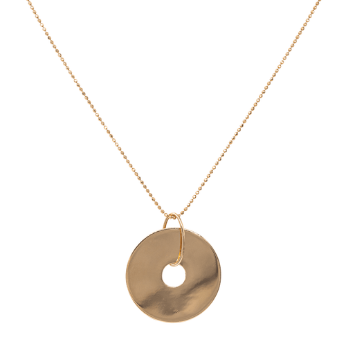 Ginette NY Donut On Chain - Collier pendentif en or rose 58 Facettes 2682450CN