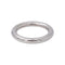 49 Ginette NY - Bague alliance Be My White Domed Band en or blanc 58 Facettes 5753221CN
