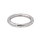 49 Ginette NY - Bague alliance Be My White Domed Band en or blanc 58 Facettes 5753221CN