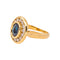 54 Bague Pompadour en or jaune, saphir et diamants 58 Facettes 5567479CN
