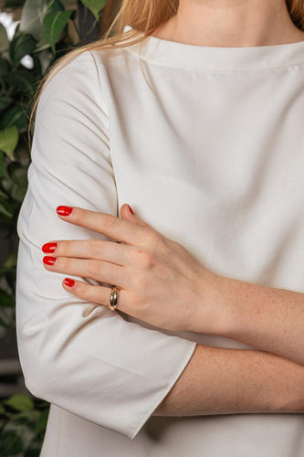 49 Cartier Trinity - Bague en or jaune, rose et blanc 58 Facettes 5281125CN