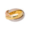 49 Cartier Trinity - Bague en or jaune, rose et blanc 58 Facettes 5281125CN