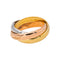 49 Cartier Trinity - Bague en or jaune, rose et blanc 58 Facettes 5281125CN