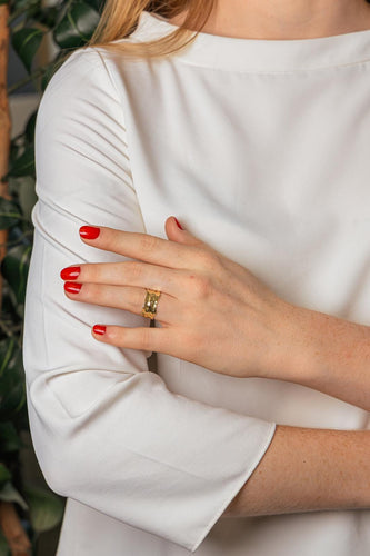 52 Bague en or jaune 58 Facettes 5713906CN