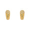 Boucles d'oreilles demi-créoles en or jaune et diamants 58 Facettes 5742438CN