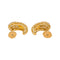 Boucles d'oreilles demi-créoles en or jaune et diamants 58 Facettes 5742438CN