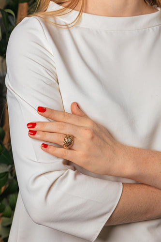 55 Bague en or rose et diamant 58 Facettes 5035980CN