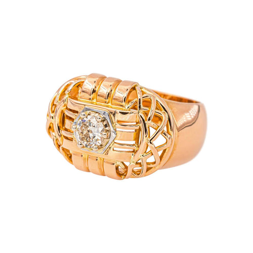 55 Bague en or rose et diamant 58 Facettes 5035980CN