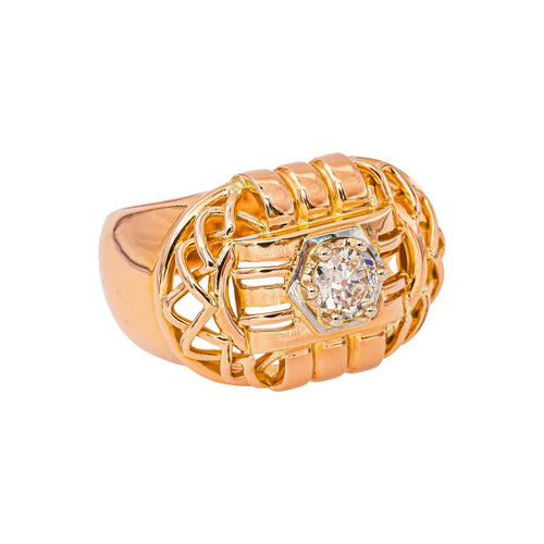 55 Bague en or rose et diamant 58 Facettes 5035980CN