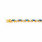 Bracelet en or jaune avec saphirs et diamants 58 Facettes 5707092CN