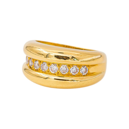 51 Bague en or jaune et diamants 58 Facettes 5707091CN