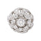 54 Bague dôme en platine et diamants 58 Facettes 5284200CN
