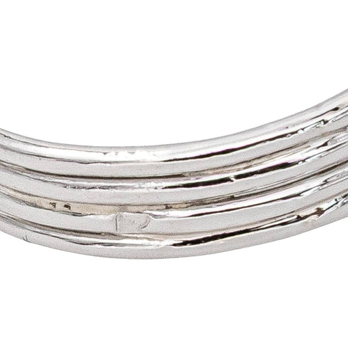 54 Bague dôme en platine et diamants 58 Facettes 5284200CN