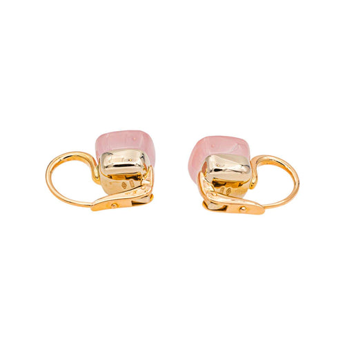 Pomellato Nudo - Boucles d'oreilles en or rose et quartz rose 58 Facettes 5355048RV