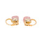 Pomellato Nudo - Boucles d'oreilles en or rose et quartz rose 58 Facettes 5355048RV