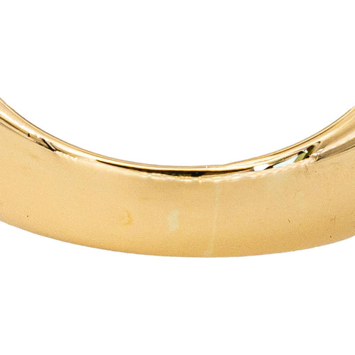 56 Bague dôme en or jaune et blanc, topaze bleue et diamants 58 Facettes 4913203CN
