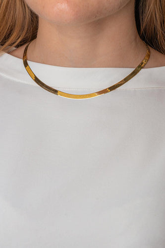 Collier maille miroir en or jaune 58 Facettes 5774584CN