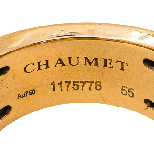 55 Chaumet Jeux de Liens - Bague en or jaune et diamants 58 Facettes 5624543CN
