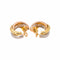 Cartier Trinity - Boucles d'oreilles créoles en ors jaune, rose et blanc 58 Facettes 5786995CN