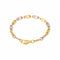 C'est Laudier - Bracelet maille ajourée en or jaune et blanc et diamants 58 Facettes 5481223CN