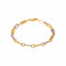 C'est Laudier - Bracelet maille ajourée en or jaune et blanc et diamants 58 Facettes 5481223CN