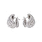 Bulgari Parentesi - Boucles d'oreilles en or blanc et diamants 58 Facettes 5779384CN