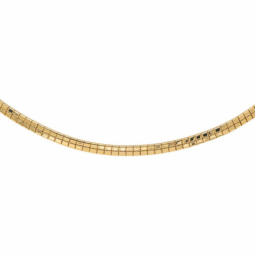 Collier maille oméga en or jaune 58 Facettes 5408458CN