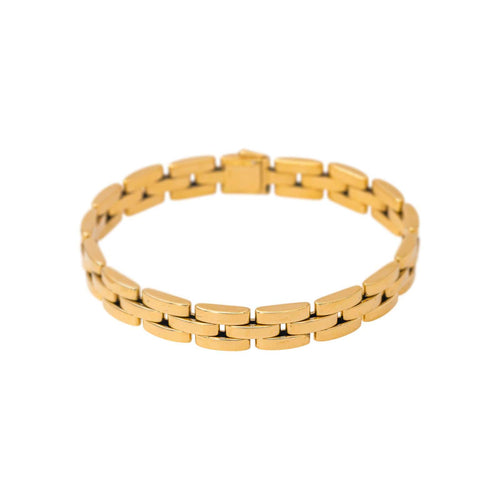 Bracelet maille Grain de riz en or jaune 58 Facettes 5568996CN
