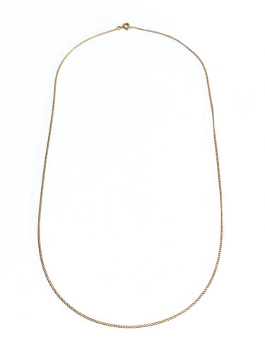 Chaîne gourmette 52 cm en or rose 18 carats 58 Facettes 1792421