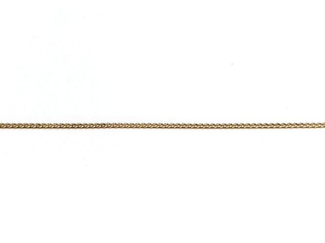 Chaîne gourmette 52 cm en or rose 18 carats 58 Facettes 1792421