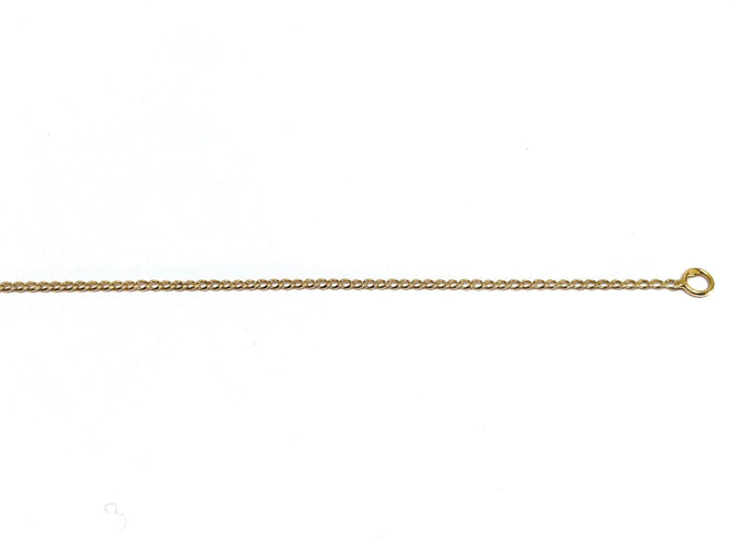 Chaîne gourmette 52 cm en or rose 18 carats 58 Facettes 1792421