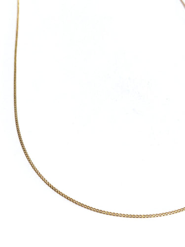 Collier Chaîne gourmette 52 cm en or rose 18 carats 58 Facettes 1792421