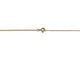Chaîne gourmette 52 cm en or rose 18 carats 58 Facettes 1792421