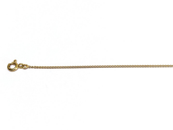 Chaîne gourmette 52 cm en or rose 18 carats 58 Facettes 1792421
