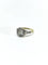 55 Bague cible en or jaune 18 carats et diamants 58 Facettes 1792502