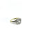 55 Bague cible en or jaune 18 carats et diamants 58 Facettes 1792502
